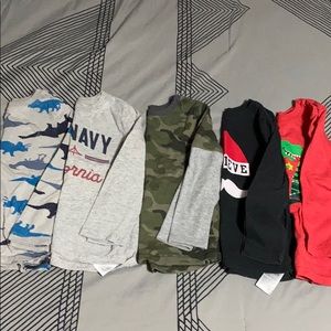 Toddler boys long sleeve shirt lot